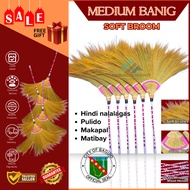 Banig Soft Broom Walis Tambo Makapal & Matibay Wood Handle Floor Cleaning Sweeper Made in Baguio