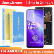 AMOLED S20Ultra Screen For Samsung Galaxy S20 Ultra G988B G988U G988 Lcd Display Touch Screen Digiti