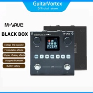 M-VAVE Blackbox Guitar / Bass AMP Modeler Multi Effects Processor Rechargeable for Electric Guitar B