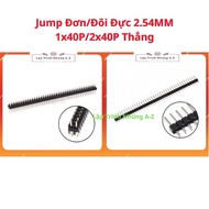 [Embedded Programming A-Z][G26] Combo of 10 Single/Double Male Jumps 2.54MM 1x40P/2x40P Straight