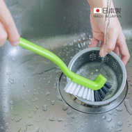 日本 小久保KOKUBO - 日本製L型流理台排水口清潔刷-綠