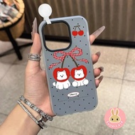 Cartoon Cherry Dog Phone Case For Realme C63 C61 india C55 C53 C51 C51S C35 C33 C33S C31 C30 C30S C2