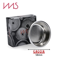 IMS 58mm Competition Filter Basket, Precision Espresso Basket, Gaggia 58mm Portafilter, Classic, Cla