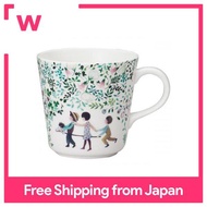 [NARUMI JAPAN] Anna Emilia Porcelain Coffee Mug with Message 340 ml | Tea Cup / Microwavable Dishwas