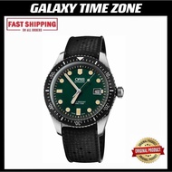 [Official Warranty]ORIS Divers Sixty-Five 01 733 7720 4057-07 4 21 18 Green Dial Rubber Strap Automatic Dive Men's Watch