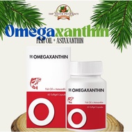 Omegaxanthin Omega 3 Fish Oil Softgel (60's) High EPA & DHA Plus Axtaxanthin 【Ready Stocks】