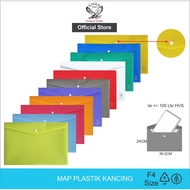 EAGLE Plastic Folder Button Opaque F4 (Folio) Plastic Folder/ Folder/ File Folder/ File Folder Smart