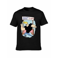 Johnny Bravo Kissing Booth (Hanna Barbera Classic Cartoon) Mens T Shirt Cartoon t shirt men Unisex N