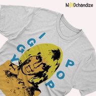 Iggy Pop T-shirt Band Tees Tribute Artist Limited Printed 180gsm Cotton Shortsleeves