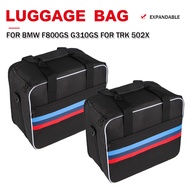 Motorcycle Expandable Luggage Inner Bags Saddlebag Side Pannier Bag For BMW F700GS F650GS F800 F850 GS F900XR G310GS For TRK502X