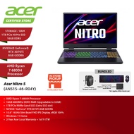 Acer Nitro 5 AN515-46-R04Y 15.6" FHD 165Hz Gaming Laptop ( Ryzen 7 6800H, 16GB, 1TB SSD, RTX3070Ti 8GB, W11 )