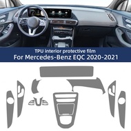 For Mercedes Benz EQC 2020-2021 Invisible Interior Film TPU Full Car Interior Protection Kit Interio
