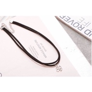 4 Leaf Clover Double Choker Necklace