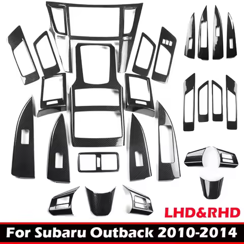 LHD RHD for Subaru Outback 2010-2014 Interior Accesorios Door Amrest Window Rise Switch Center Conlo
