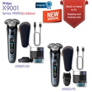 Philips Shavers X9001/30 X9001/91 i9000 Series, Wet & Dry Electric Shaver, Ice Blue, w Skin IQ Techn