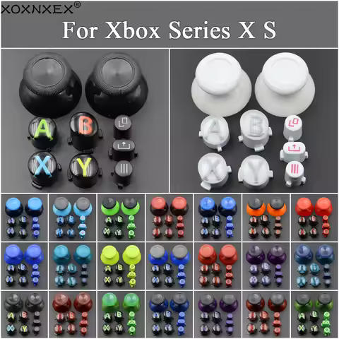 1Set Replacement Thumbsticks for Xbox Series X S Controller Joysticks ABXY Action Face Share Option 