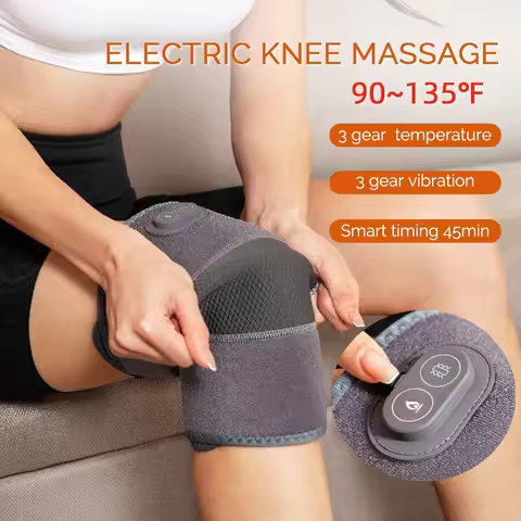 Electric Knee Massager Shoulder Elbow Massager 3 Modes Vibration Knee Massager Knee Relaxation Air P