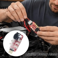 VFTT Lithium Battery Alarm, Lightweight Plastic Shell Battery Alarm Buzzer,  Low Power Warning LED I