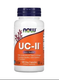 NOW Foods UC-II Collegen 關節健康，未變性 II 型膠原蛋白，120 粒素食膠囊