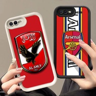 Q-40 Arsenal Black white Case for OPPO A3S A12E A1K Realme C2 C2S C1