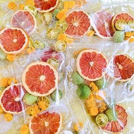 Pink grapefruit passion fruit detox tea for skin whitening