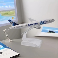 Toy Airplane 1:400 Airplane scale 16cm Egyptair B-777 Aircraft Model B777 Passenger Aircraft Alloy M
