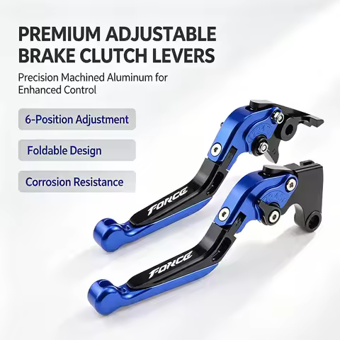 For Yamaha FORCE155 FORCE 155 All Years Motorcycle Folding Extendable Adjustable Brake Clutch Levers