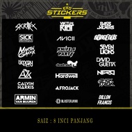 EDM Logos sticker designs musix trap music choose your favourite edm artiste