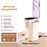 [COD] Dispenser Mini Lipat 3 Detik Panas Dispenser Air Panas & Dingin Portabel 5 Level Suhu Pompa Ai