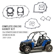 Full Gasket Kit For CFMOTO 600 CF 500 CF600 CF188 X5X6 Z6 2007-2016 Engine Cylinder Crankcase Gearbo