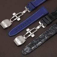 Preferred High-Quality Compatible Franck Muller Genuine Leather Watch Strap FM Barrel-shaped V45V41V