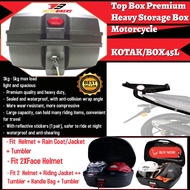 Top Box Premium Heavy Storage Box Motorcycle Motosikal 45L 28L 30L 32L Luggage Box