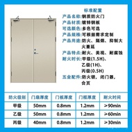 Delivery Fire Door Finished Product Package Installation Anti-theft National Steel Grade A Grade B F