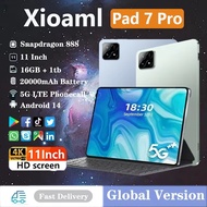 2025 Global Oricinal Pad 7sPro Tablet Android Snapdragon 888 0cta Core Android 14 22GB 2TB 11 Inch H