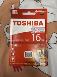 Toshiba EXCERIA M301 16GB microSDHC 記憶卡