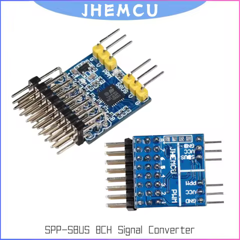 JHEMCU SPP 8CH Signal Converter Support SBUS PPM PWM Module Output For Flysky iA6B Frsky X8R Receive