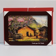 Hanoi Northwest rice painting, Vietnamese souvenir