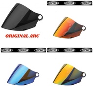 ARC DISCOVERY ASTRO HELMET RUBBER VISOR SMOKE ORANGE RAINBOW BLUE ARC HELMET