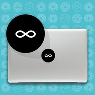 Decal Sticker Macbook Apple Macbook Logo Tak Terhingga Stiker Laptop