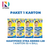 MamyPoko Pants Extra Kering S38/M32/L28/XL26/XXL24/NBS44/M40/S1/M1/L1 Karton