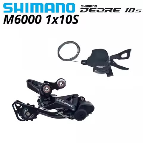 Shimano Deore M6000 1x10S MTB Bike Derailleurs Groupset SL-M6000 Right Shifter Lever RD-M6000 Rear B