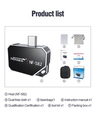 NOYAFA Thermal Imaging Camera -20℃~550℃ Infrared Thermal Imager 80x62 IR Resolution Thermal Camera f