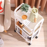 Wholesale2/3/4Floor Movable Dormitory Trolley Rack Kitchen Household Snack Trolley Storage Rack