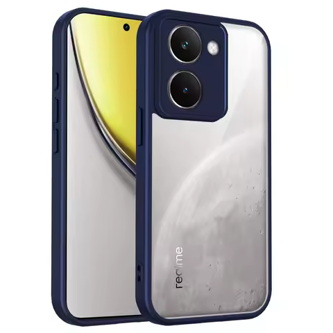 Realme P3 Ultra RMX5030 Case Air Cushion Shockproof Silicone Bumper Clear Matte Back Cover Hard Case