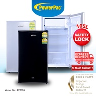 PowerPac Bar Fridge 105L (PPF105BK/PPF105G)