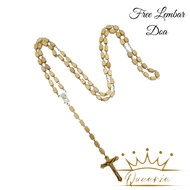 Rosary 77x Our Father Wooden | Catholic Prayer Necklace | Rosary 77x Our Father Cream Wood