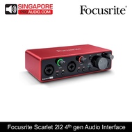 FOCUSRITE SCARLET 2i2 4th GEN Audio Interface