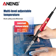 ANENG Solder Elektrik Adjustable Temperature 60W - SL101 - Black/Red