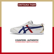 ของใหม่แท้ Onitsuka Tiger Mexico 66 " White Blue Red " รองเท้ากีฬา D507L - 0152 รับประกัน 1 ปี
