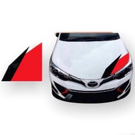 TOYOTA GR YARIS HOOD STICKER